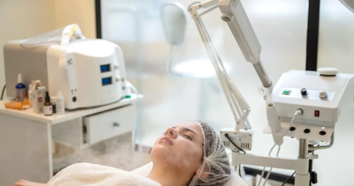 Young woman receiving Ozone Therapy in Denver, CO
